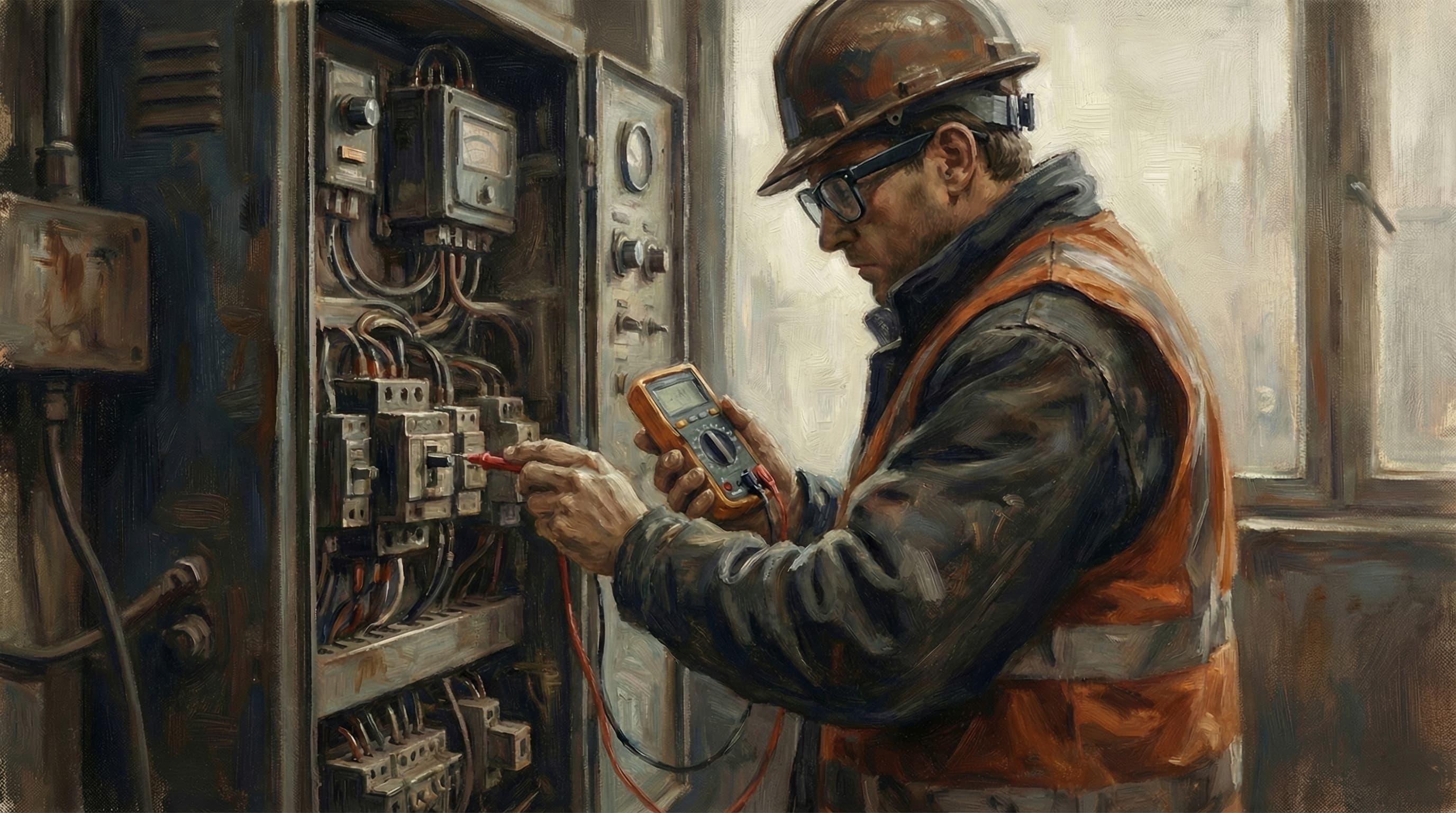 Frontline worker using wearable technology